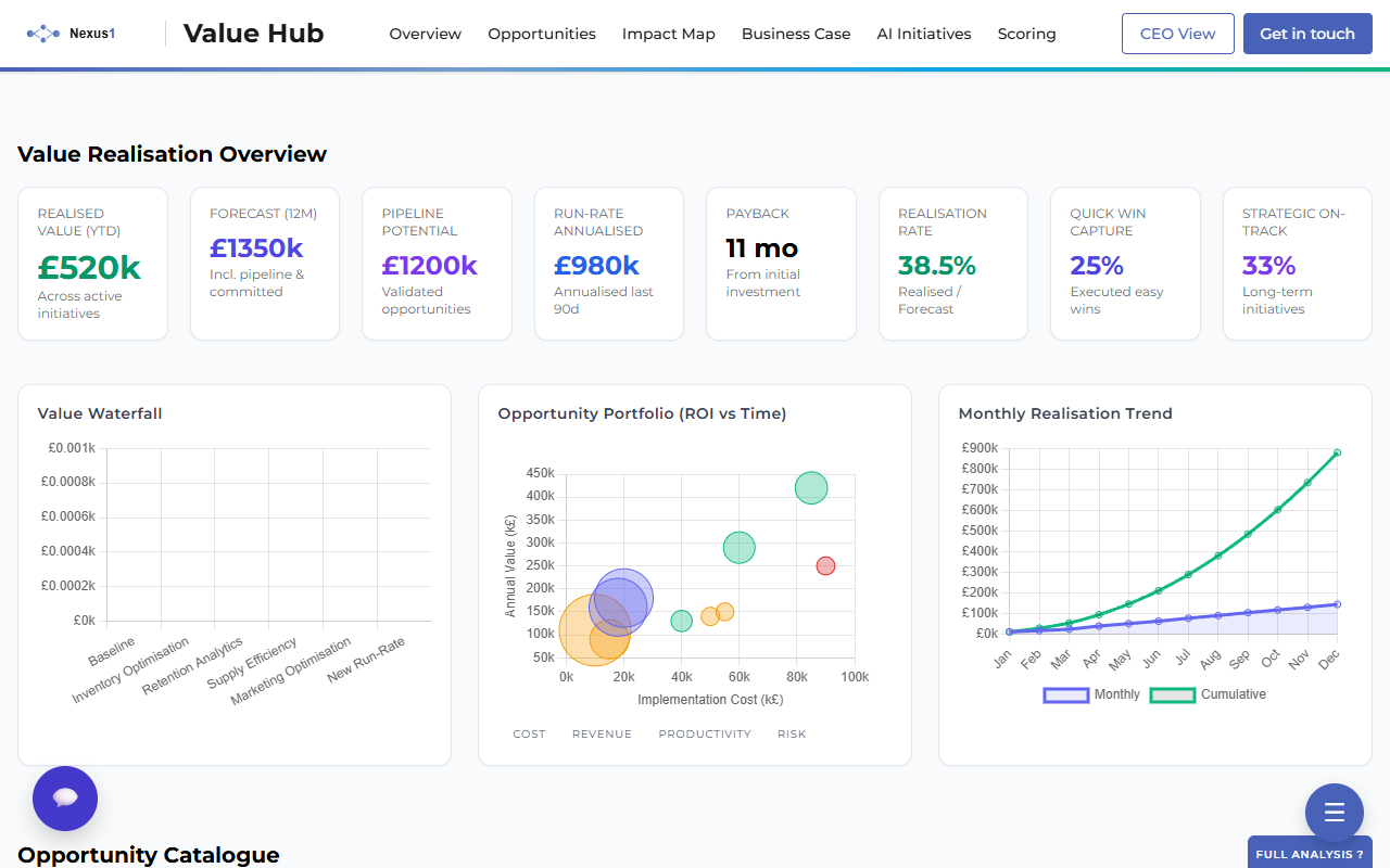 Value Engine preview
